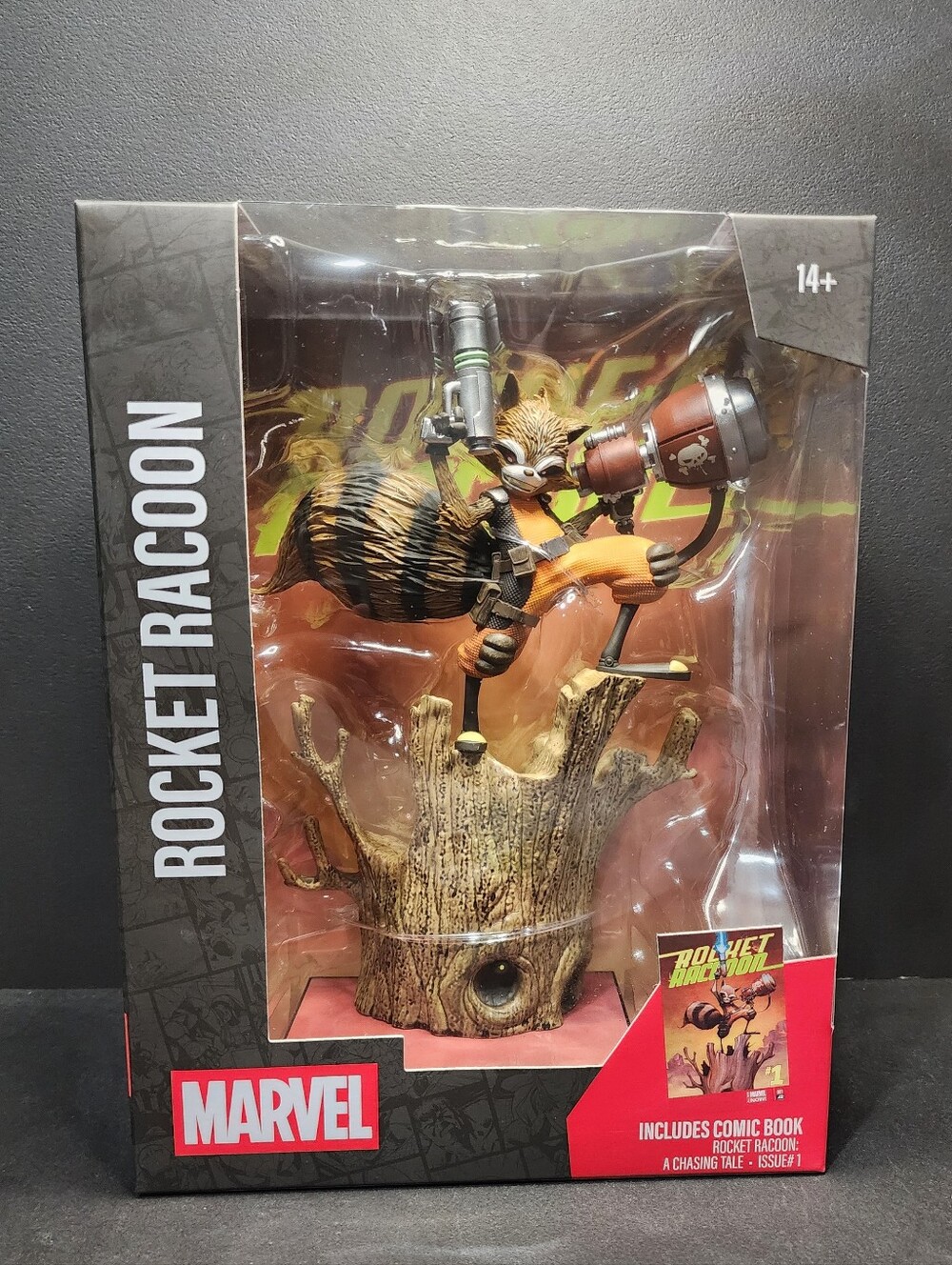 Marvel Rocket Raccoon Statue McFarlane Collectible Figure